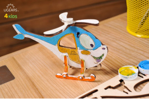 3D модель-разрисовка «Вертолёт»